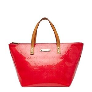 Louis Vuitton Vernis Bellevue Handbag Rose Pink Pop Patent Leather